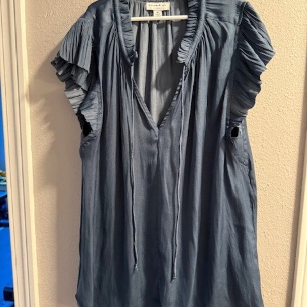 Current Air V-Neck Sleeveless Blouse Sz M